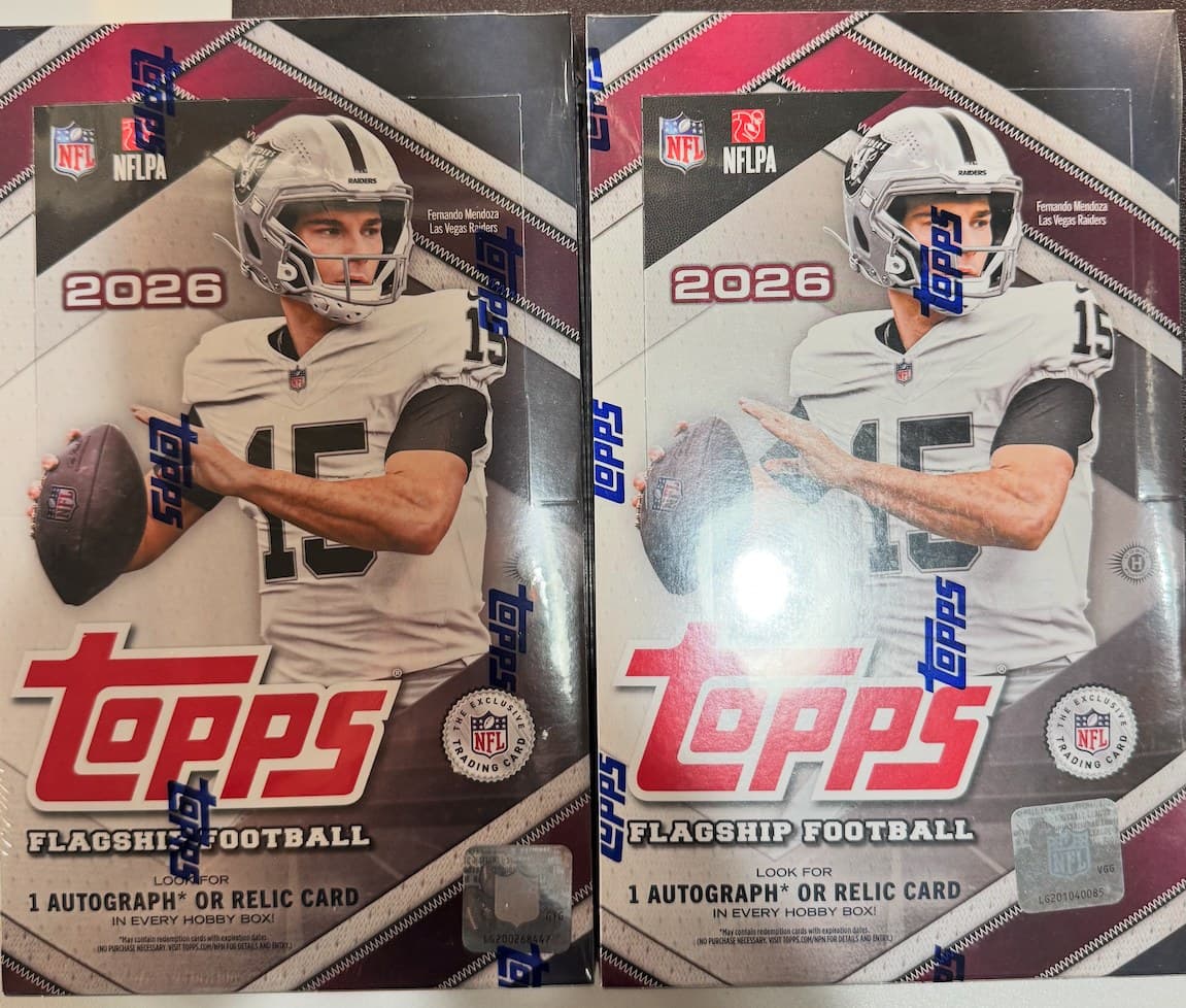 2026 Topps Flagship Football · 2 Hobby Boxes